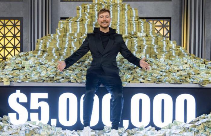 Mr Beast – Le roi de YouTube passe à la télévision avec un jeu télévisé de 80 millions de livres sterling