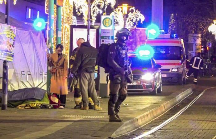 une voiture s’écrase sur un marché de Noël, au moins deux morts et 68 blessés