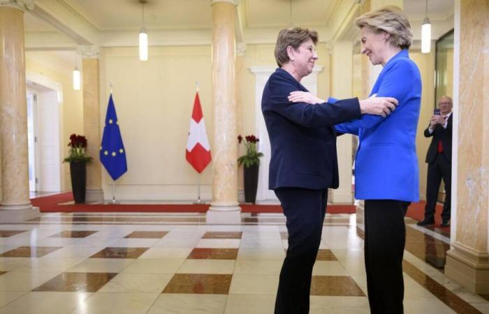 Ursula von der Leyen et Viola Amherd ouvrent un nouveau chapitre dans les relations entre la Suisse et l’Union européenne