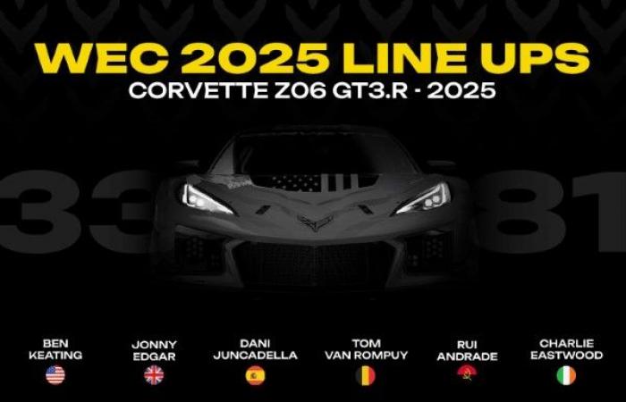 WEC – Un mélange de stabilité et de nouveauté chez TF Sport en 2025