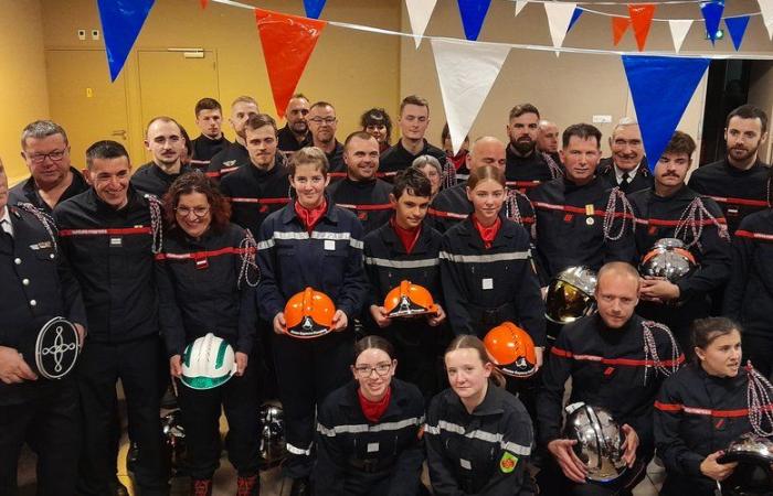 Saint-Denis-lès-Martel. Les pompiers ont dignement honoré Sainte-Barbe