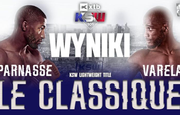 XTB KSW 101 – résultats du gala