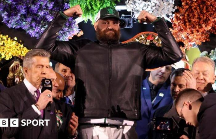 Fury entièrement habillé, quatre pierres plus lourd qu’Usyk