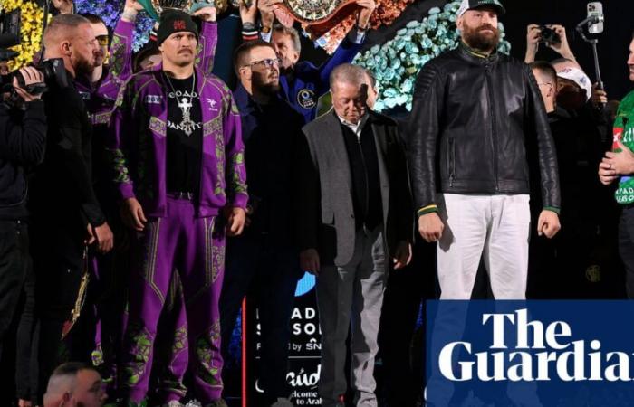 Tyson Fury pèse 50 livres de plus qu’Oleksandr Usyk avec un cri de guerre