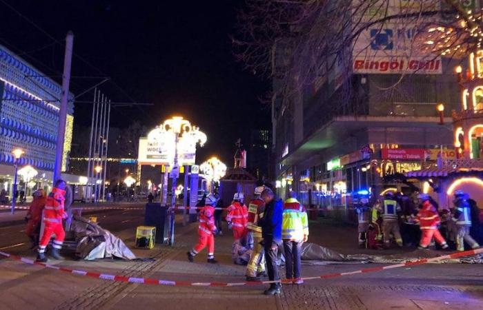 Voitures sur le marché de Noël, 1 mort et au moins 20 blessés à Magdebourg, Allemagne