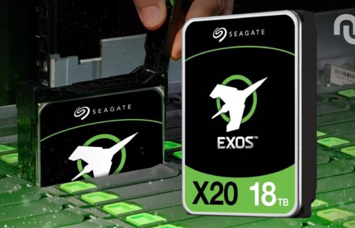 Très bon prix pour ce disque dur Seagate, un HDD externe de 20 To utile pour les NAS