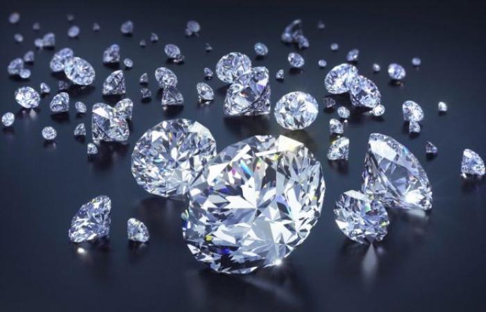 Les exportations de diamants chutent de 50 % en 2024