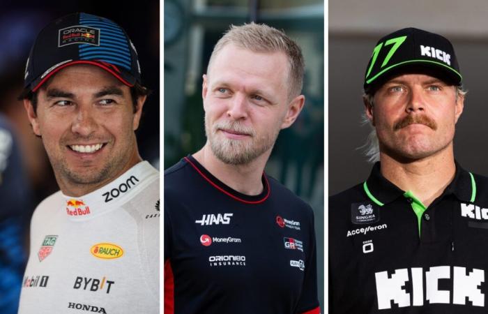 F1 – Magnussen, Bottas, Pérez… Que feront les décrocheurs de Formule 1 en 2025 ?