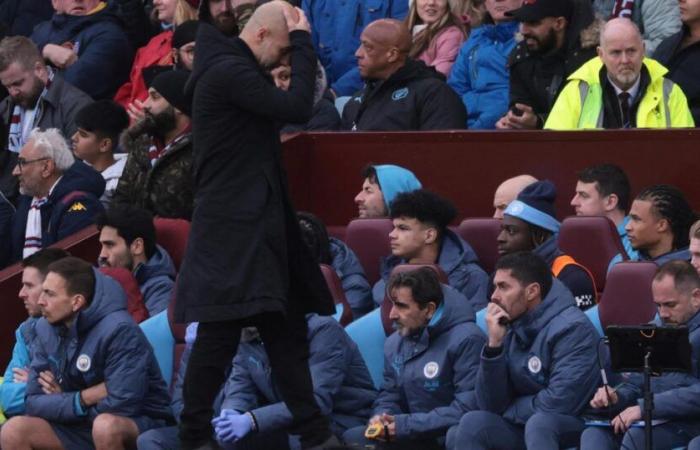 Battu par Aston Villa, Manchester City continue de sombrer