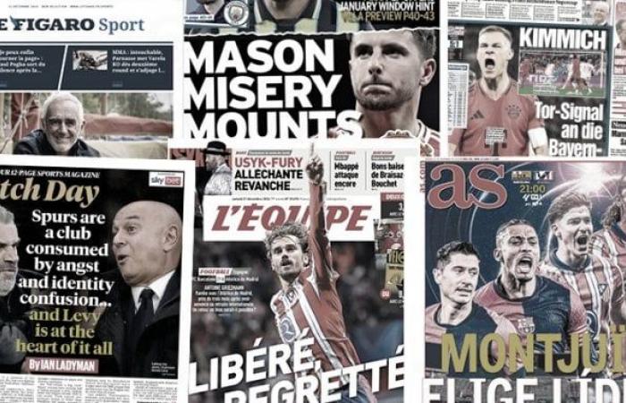 L’étrange raison qui empêche Tottenham de remporter des titres, l’Espagne est excitée pour le choc Barcelone-Atlético de Madrid