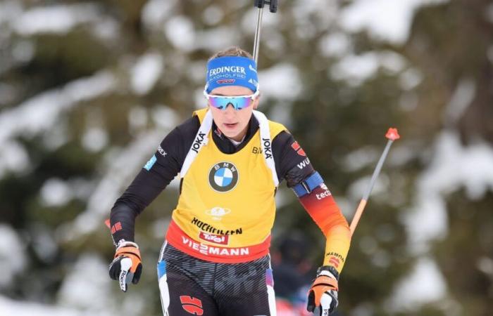 L’Allemande Preuss remporte la poursuite du Grand Bornand devant la Française Simon