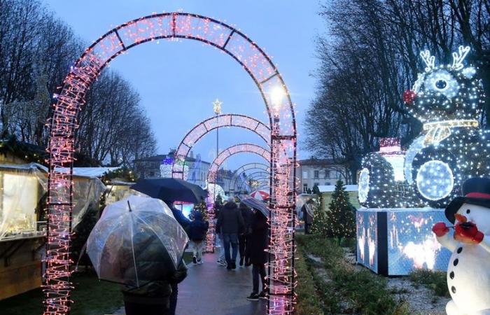 Parade de Noël, DJ, patinoire… sous la pluie la Magie de Noël tente de rythmer le week-end des Carcassonnais