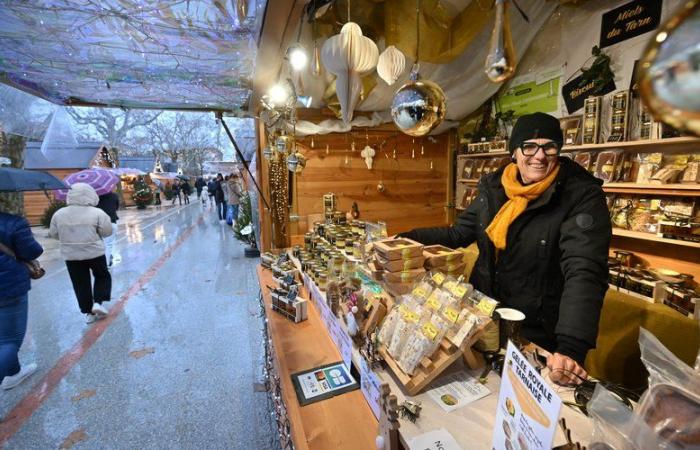 Albi. Un marché de Noël pluvieux mais un marché joyeux