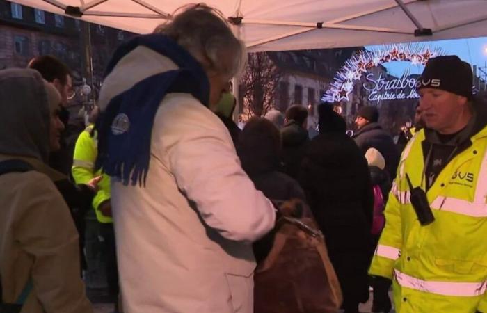 le dispositif de sécurité renforcé au marché de Noël de Strasbourg