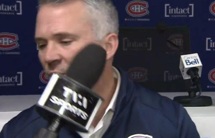 Martin St-Louis à Tabarn*k après une question sur Cayden Primeau