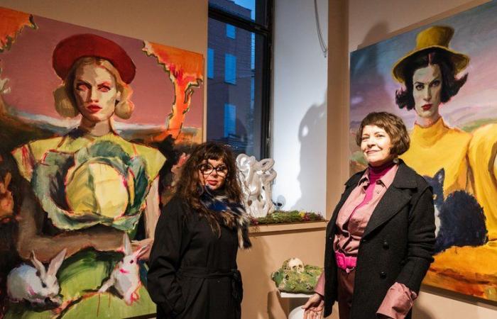 A la galerie Castang, deux femmes colorées