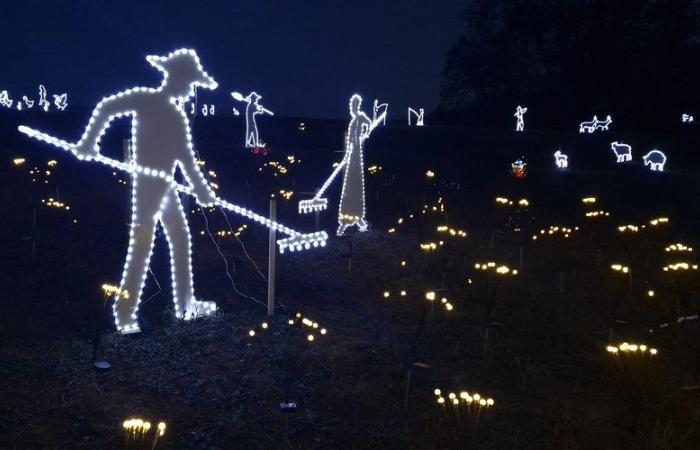 La plus grande crèche de Noël illuminée de France se trouve dans ce village de l’Aude