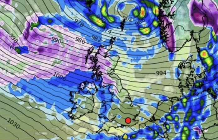 La « bombe météorologique » de Noël « explosive » apportera des vents violents, de la pluie et de la neige à 80 mph