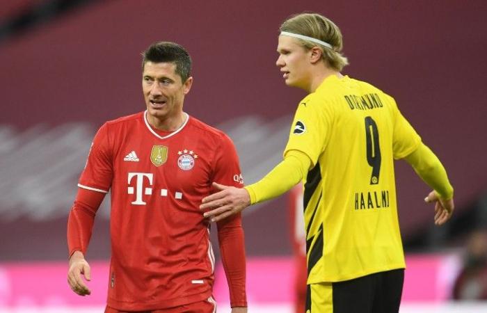 Bundesliga, également en 2022 c’est toujours Lewandowski contre Haaland : les chiffres