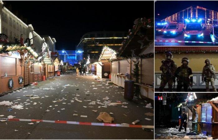 Une voiture fonce sur la foule au marché de Noël de Magdebourg. “Morts et 68 blessés”. Un Saoudien de 50 ans arrêté