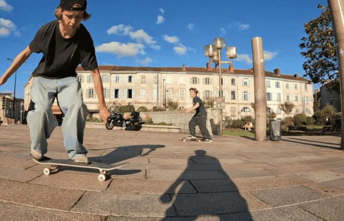 Nino, William et Ruben sont passionnés de skateboard