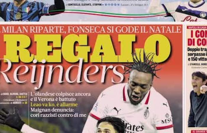 Today’s Papers – Reijnders sauve Fonseca, la nouvelle Juventus, les cibles de Conte