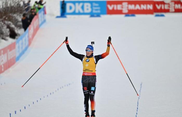 Biathlon – Preuss s’impose dans la poursuite du Grand Bornand devant Simon. Rédemption Wierer (9a)