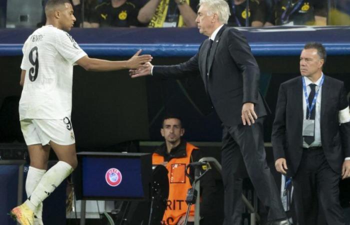 Ancelotti estime que la “période d’adaptation de Mbappé est terminée”