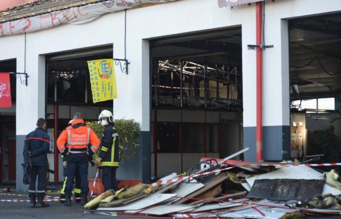 incendiée, la caserne de Jonzac a rapidement repris ses activités