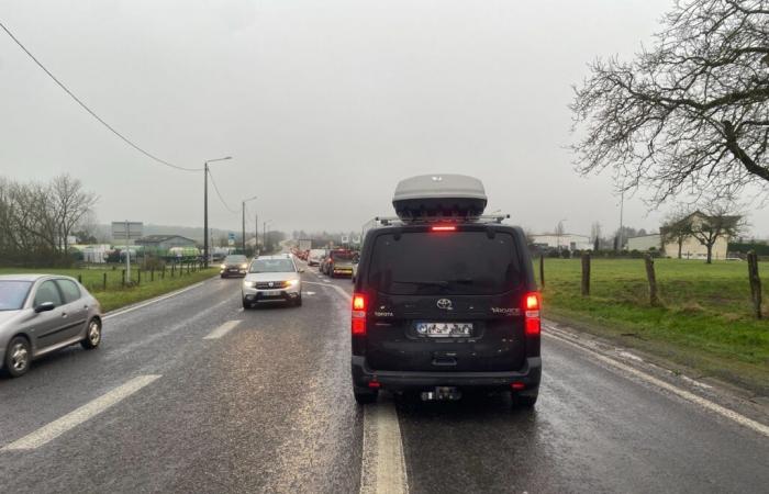 Embouteillages XXL à Montigny après l’accident d’un poids lourd transportant 150 porcs