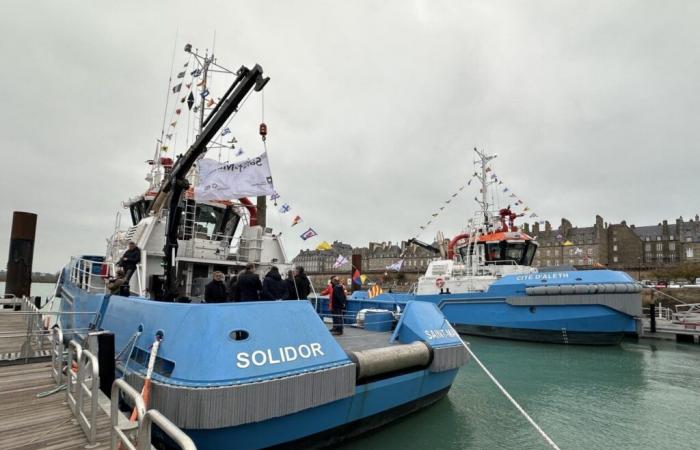 Cité d’Aleth et Solidor, les deux nouveaux arrivants du port de Saint-Malo, baptisés devant leurs marraines