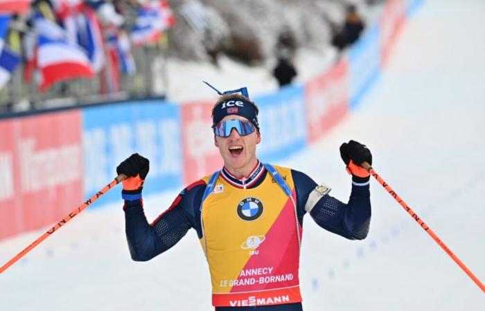 Biathlon – Johannes Boé remporte la poursuite de Perrot et Jacquelin du Grand Bornand. Giacomel est 11ème