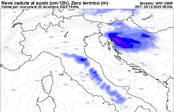 neige attendue entre la veille de Noël et Noël