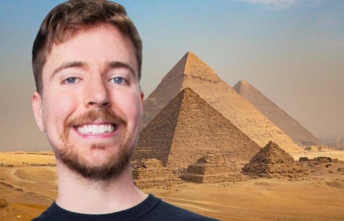 MrBeast va privatiser les pyramides de Gizeh le - d’une vidéo