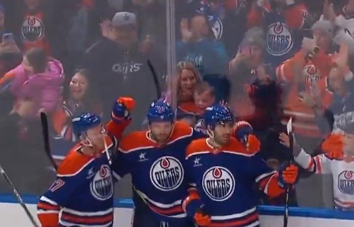 Leon Draisaitl inscrit déjà son 24ème but de la saison et son 4ème but gagnant en prolongation