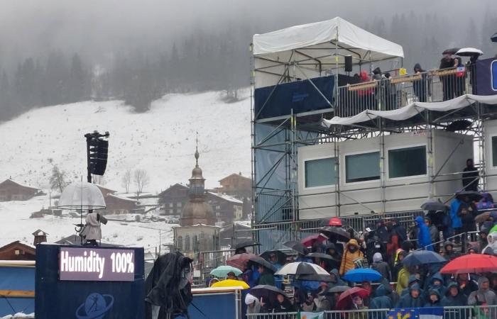 Conditions désastreuses pour le départ groupé… Suivez la course au Grand-Bornand