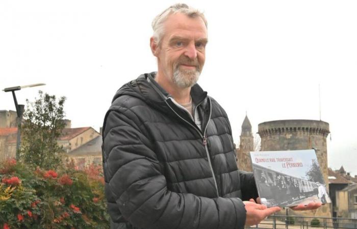 il a écrit un livre sur l’histoire du train en Dordogne