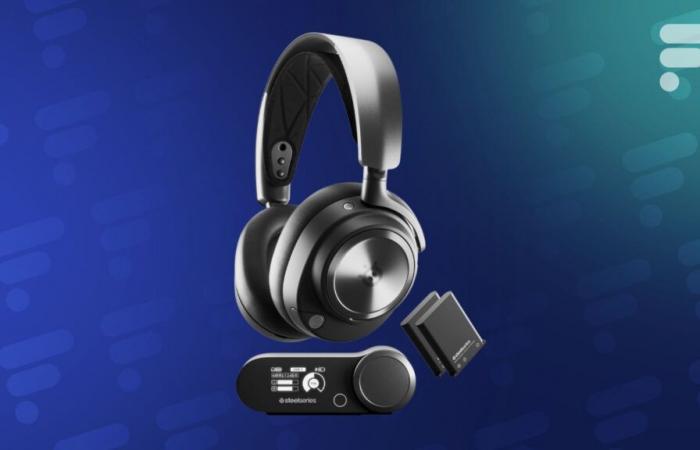 le SteelSeries Arctis Nova Pro Wireless compatible PC, PS5, PS4, Switch et mobile