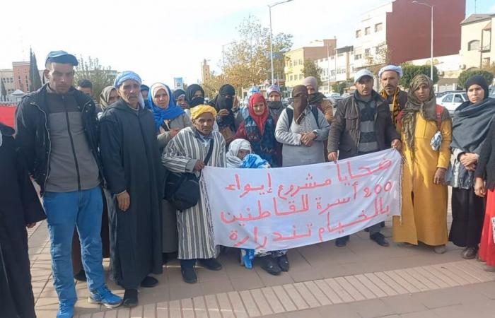 Oujda.. Les habitants du rond-point « Khiam » réclament le droit au logement (vidéo)