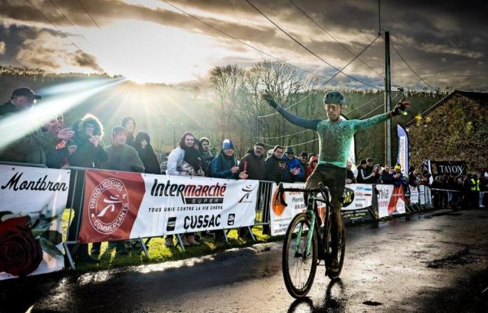 Joshua Dubau illumine le cyclo-cross de Montbron-Eymouthiers