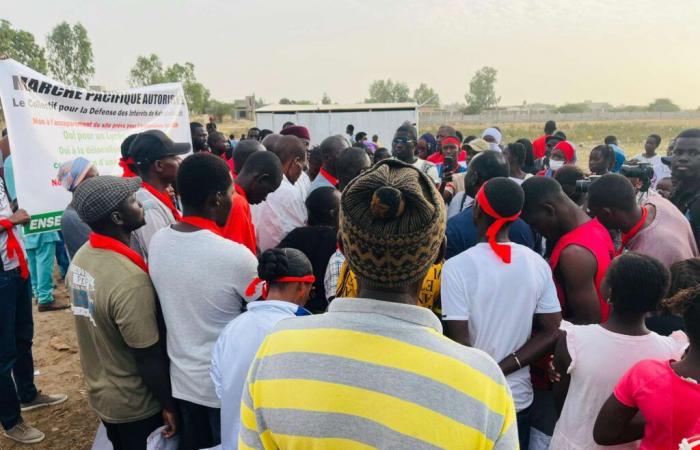 Contre l’installation d’une station, le collectif dans la rue interpelle Ousmane Sonko