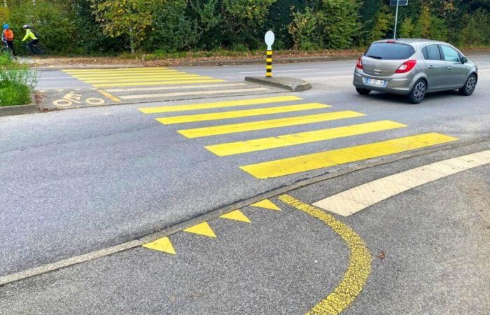 Une piste cyclable qui traverse une route est-elle une priorité ?