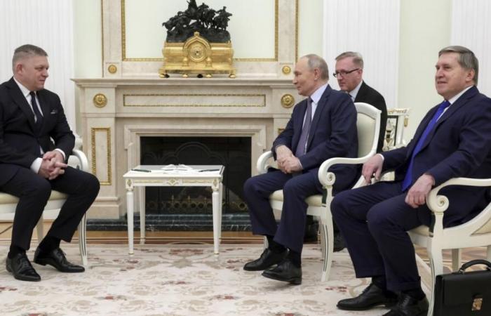 Le Premier ministre slovaque Robert Fico reçu par Vladimir Poutine pour parler du gaz russe