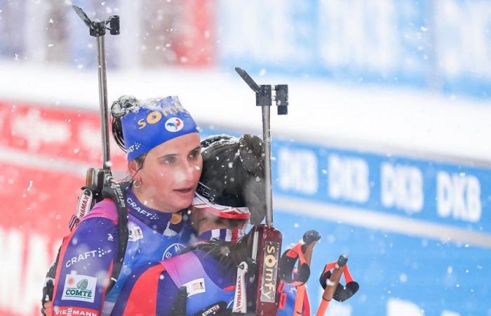 Biathlon | Le Grand-Bornand : Selina Grotian remporte pour la première fois la coupe du monde en départ groupé, Jeanne Richard battue d’un dixième pour le podium | Magazine Nordique