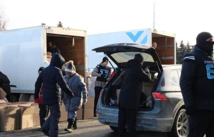 Des paniers de Noël distribués à 200 familles dans le besoin