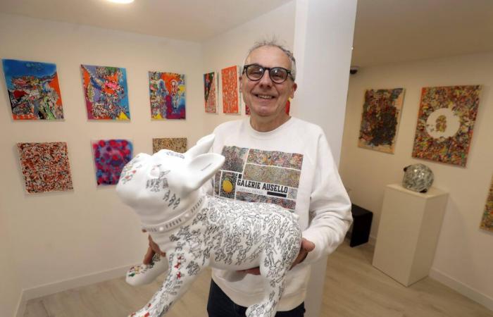 L’artiste mentonnais Christophe Ausello a inauguré sa propre galerie d’art