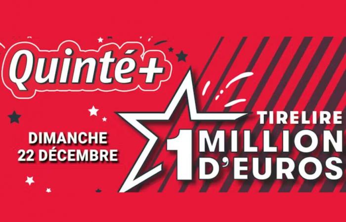 1 million d’euros ce dimanche 22 décembre + 100 000 € sur PMU.fr avec et E-Quinté