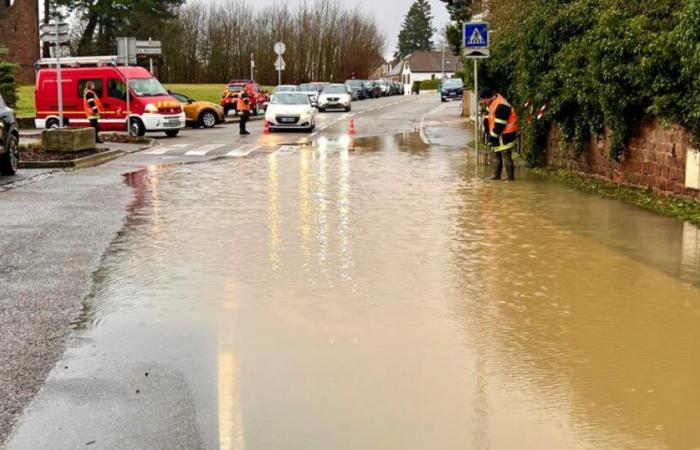 Région d’Obernai. Des inondations enregistrées en plusieurs endroits dimanche matin suite à de fortes pluies