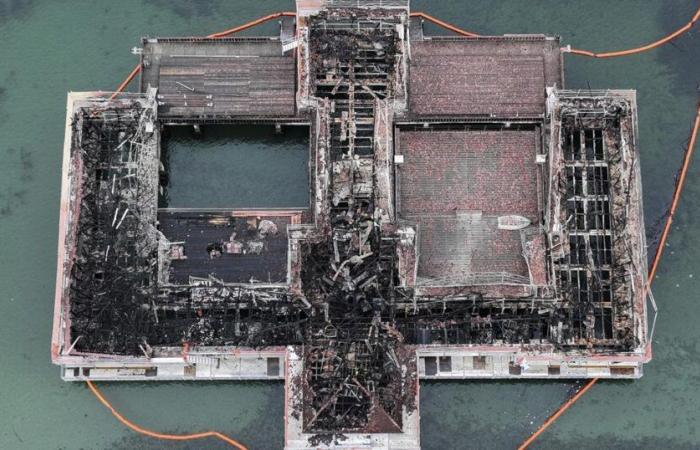 La légendaire Badhütte de Rorschach (SG) entièrement détruite par un incendie