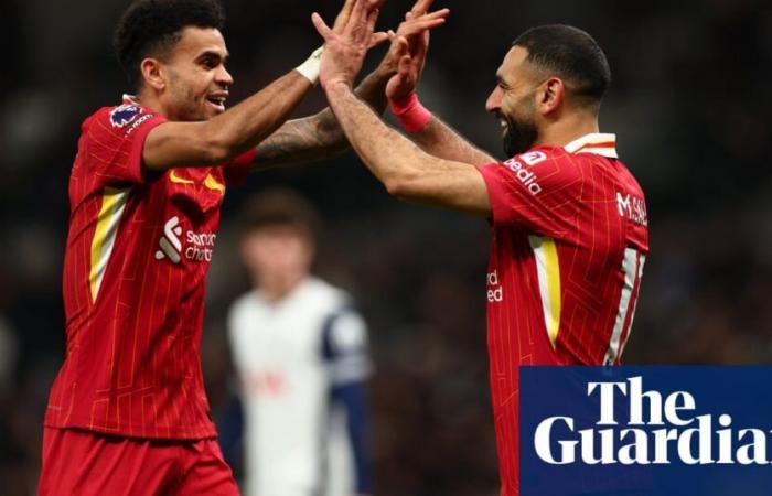 Díaz et Salah doublent alors que les dirigeants de Liverpool se déchaînent à Tottenham